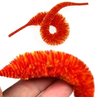 Bicolore Magnum Dragon queue brochet d'eau salée serpentins tête en acier attache de mouche queue de libellule attache de mouche matériel