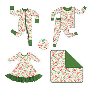 Бамбуковые Комбинезоны на молнии для новорожденных девочек - Product Image 1