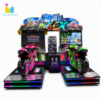 Simulateur de course automobile Arcade 5DX, machine de jeu vidéo, simulateur de conduite à 2 joueurs, fonctionne avec des pièces de monnaie