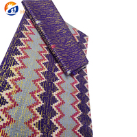 Kain Organza Afrika Batik Tenun Katun 100% Mewah Anti-Pil, Polos, untuk Anak Laki-laki
