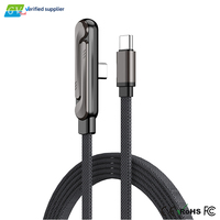 Cable de Carga Rápida USB-C de 240W con Malla de Nailon para Protección, Transferencia de Datos de 480Mbps, Compatible con IOS/Android y Laptop
