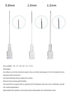 มีสินค้าในสต็อก ปากกาปลูกผม Choi ขนาด 0.8 มม. 0.9 มม. 1.0 มม. 1.1 มม. 1.2 มม. สำหรับเครื่องมือปลูกผมและการปลูกถ่ายเส้นผม - Product Image 6