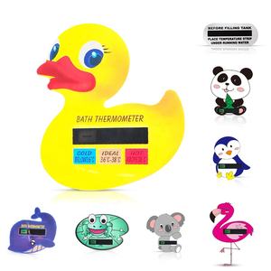 Termômetro Digital de Cristal Líquido em Forma de Cartão, Termômetro para Banho de Bebê, Termômetro de Chuveiro em Forma de Pato para Crianças - Product Image 2