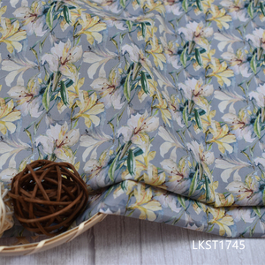 ผ้าพิมพ์ผ้าฝ้ายทอจากลอนดอนผ้าทอผ้าฝ้ายออร์แกนิคสำหรับ145gsm พิมพ์ลายตามสั่ง - Product Image 4