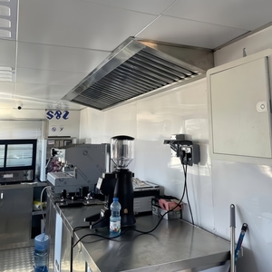 Remorque alimentaire mobile d'<span class=keywords><strong>extérieur</strong></span> OEM, chariot de restauration personnalisé, camion de cuisine mobile remorquable pour les entreprises - Product Image 3