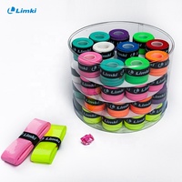 Limki SP111 Bande adhésive antidérapante pour raquette de badminton, tennis et padel, absorbant la transpiration, type sec, en PU