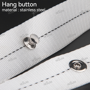 IKSUN yüksek kaliteli perde aksesuarları perde rayı S dalga kat perde bant - Product Image 4