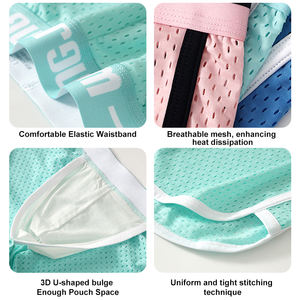 Sous-vêtements boxer pour <span class=keywords><strong>homme</strong></span>, respirants, en nylon et élasthanne, vente en gros, boxer pour <span class=keywords><strong>homme</strong></span> adulte avec ceinture élastique confortable - Product Image 4