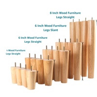 Pieds de table en bois, accessoires, pièces de meubles façonnées, OEM ODM, pieds ronds solides, meubles de salle à manger, meubles de café, pieds de table en bois pour table