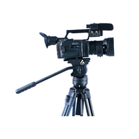 Équipement photographique MagicLine V8 Kit de trépied de caméra vidéo robuste avec tête fluide pour studio de télévision