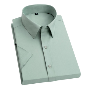 Chemise de travail sur mesure de qualité supérieure, coupe ajustée, manches longues, chemise habillée formelle pour tenue de bureau professionnelle - Product Image 2