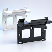 Wandhalterung für Starlink Standard V4 Router & Netzteil Aluminiumlegierung Halterung Kabelmanagement Stoßdämpferhalterung für Innenbereich