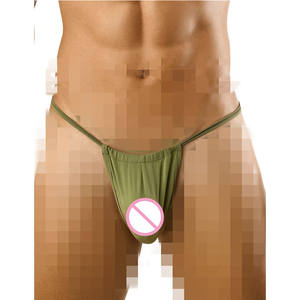 Tanga y Tanga de Hilo para Hombre, de Algodón, Sexy, Personalizada, Ropa Interior Gay, Tanga de Tiro Bajo, Sexy - Product Image 3