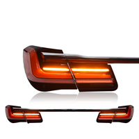Feux arrière LED KGKB pour BMW Série 7 F01 F02 730i 740i 750i 2009-2015 – Amélioration style G12 avec feux traversants – Plug & Play