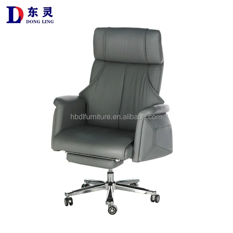 DLC-B692 Nieuwe Ergonomische Moderne Bureaustoel Verstelbare Roterende Manager Stoel Baas Lederen Bureaustoel Rekbaar Verstelbaar