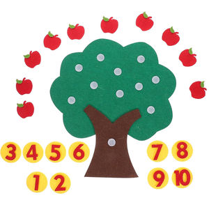 <span class=keywords><strong>Jeu</strong></span> d'apprentissage en feutre <span class=keywords><strong>de</strong></span> haute qualité 8408 pour enfants en bas âge et préscolaires : <span class=keywords><strong>Arbre</strong></span> <span class=keywords><strong>de</strong></span> pommes en feutre, chiffres, <span class=keywords><strong>jeu</strong></span> <span class=keywords><strong>de</strong></span> correspondance et <span class=keywords><strong>de</strong></span> comptage - Product Image 4