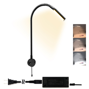Vst linh hoạt <span class=keywords><strong>Dimmable</strong></span> <span class=keywords><strong>LED</strong></span> Bảng Đèn đọc sách bàn ánh sáng cuốn sách đèn cho khách sạn đọc ánh sáng 50 bạc trắng 80 3-5 năm 30000 - Product Image 2