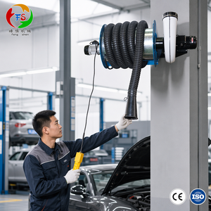 Enrouleur de Tuyau d'Échappement Électrique Motorisé Fengshen Certifié CE 127 mm 8 m 0,75 kW avec Ventilateur – Équipement Professionnel pour Garage de Réparation Automobile - Product Image 5