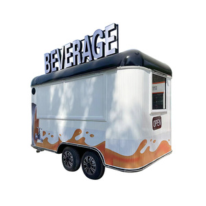 2025 restauration beignet friteuse crème glacée remorque alimentaire australien Standard Pizza camion de nourriture avec cuisine complète à vendre - Product Image 1