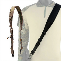 Sangle tactique à 2 points avec rembourrage large, ceinture d'épaule à 1 point, équipement de tir modulaire amovible pour la chasse, accessoires de sangle MC