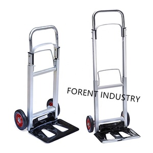 Brouette pliante en aluminium personnalisable OEM avec capacité de chargement de 100kg Chariot manuel à deux roues avec plate-forme - Product Image 1