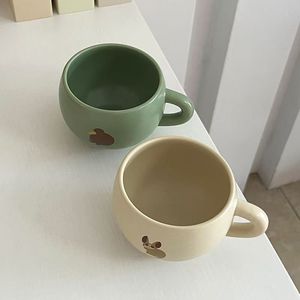 High Quality Good Price Stackable Eco-friendly Dishwasher & Microwave Safe Custom Animal Fox Design Ceramic Mug in Bulk OEM - Product Image 2