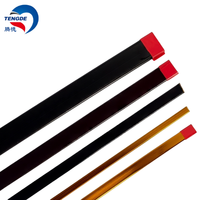 Fil de cuivre émaillé plat torsadé Tengde haute classe thermique 600V 24 AWG 0,5 mm IP54 pour bobinage de transformateur de puissance