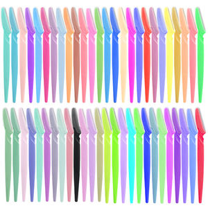 Rasoir à <span class=keywords><strong>sourcils</strong></span> <span class=keywords><strong>pour</strong></span> femme avec lame droite, personnalisable, moulé sur mesure, sûr, <span class=keywords><strong>pour</strong></span> l'épilation et le modelage des <span class=keywords><strong>sourcils</strong></span> - Product Image 2