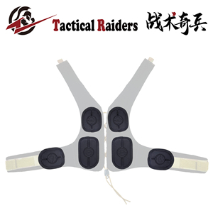 Système de harnais tactique Crye Precision Style AVS avec coussinets spéciaux pour dossier (lot de 6) – Équipement tactique en nylon textile - Product Image 2