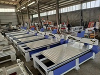 TOHAN 1325 Machine de routeur CNC à une broche 3D travail du bois pour la fabrication de meubles coupe forage ATC moteur incliné PLC