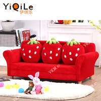 Lustiges Doppel-Erdbeer-Sofa Café-Kindermöbel Sofa für Kinder