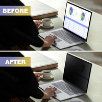180 Film Pelindung Layar Magnetik PET Grade AAA untuk Surface Laptop & Pro, Perlindungan Data Pribadi