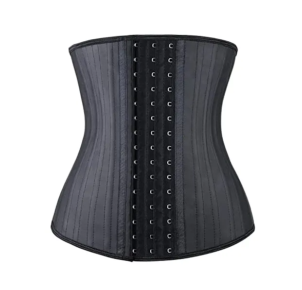 Steel Boned Latex Waist Trainer for Women Sport Girdle Corsets Cincher Hourglass Body Shaper