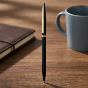 Black Comfort Grip Ballpoint <b>Pen</b> Smooth Writing Tool for Office School Professional and Everyday Stationery Use - Product Image 1