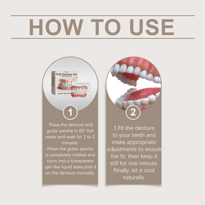 Gran Venta: Juego Completo de Dentadura Postiza, Cubre Dientes, Se Adapta a la Mayoría de las Dentaduras Postizas, Carillas Blanqueadoras para una Sonrisa Perfecta e Instantánea - Product Image 5