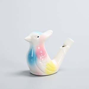 Sifflet d'eau en céramique mignon en forme d'oiseau, sifflet d'eau en forme d'animal pour enfants, jouet musical fantaisie, cadeau - Product Image 4