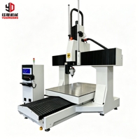 Routeur CNC 5 axes YODREAMS pour la fabrication de moules en mousse, type à table mobile, routeur CNC automatique pour la sculpture 3D sur mousse et bois