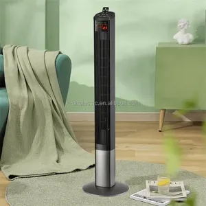 Ventilateurs tour intelligents numériques à 3 vitesses, haute vitesse, écologiques, en plastique, 46 pouces, avec ioniseur d'air frais et télécommande, noirs, pour la maison - Product Image 2