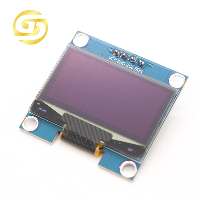 1.3" OLED Module SH1106 128X64 OLED Display Module 4pin IIC I2C 3.3V/5V VCC GND SCL SDA White Blue