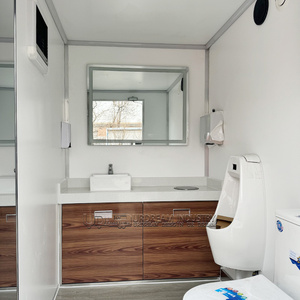 High Quality Bathroom Trailer Algeria Portable <strong>Toilet</strong> Mobile Dixi Wc Trailer Restroom <strong>Jet</strong> <strong>Spray</strong> for Camping for Wholesale - Product Image 6