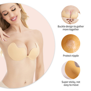 XB012 <span class=keywords><strong>reggiseno</strong></span> invisibile adesivo Mango intimo donna - Product Image 2