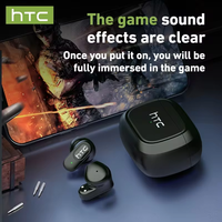 Écouteurs Bluetooth 6.0 HTC NE51 AI Translation TWS Mini Écouteurs Sport Sans Fil Casques Intelligents à Réduction de Bruit