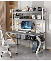 All-In-One Combination Desktop Computer Desk with Hutch Eco-Friendly Customizable Size for Home Office and Study Use