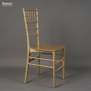 Qualità <span class=keywords><strong>oro</strong></span> resina di plastica sedia Chiavari per matrimoni durevole e per soggiorno all'aperto o uso del parco - Product Image 5