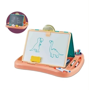 Tavolo <span class=keywords><strong>di</strong></span> apprendimento per disegno e scrittura in plastica da tavolo 2 in 1 per bambini - Product Image 5