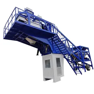 Cost Reduction Automatic Portable Concrete Batching Plant Ready Mix Price