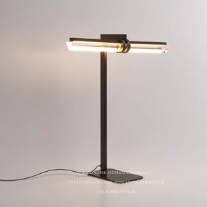 All-Copper Italian Design Table Lamp for Bedroom Office High-End Luxury Creative New Model <b>Socket</b> Decorative Bedside Work - Product Image 3