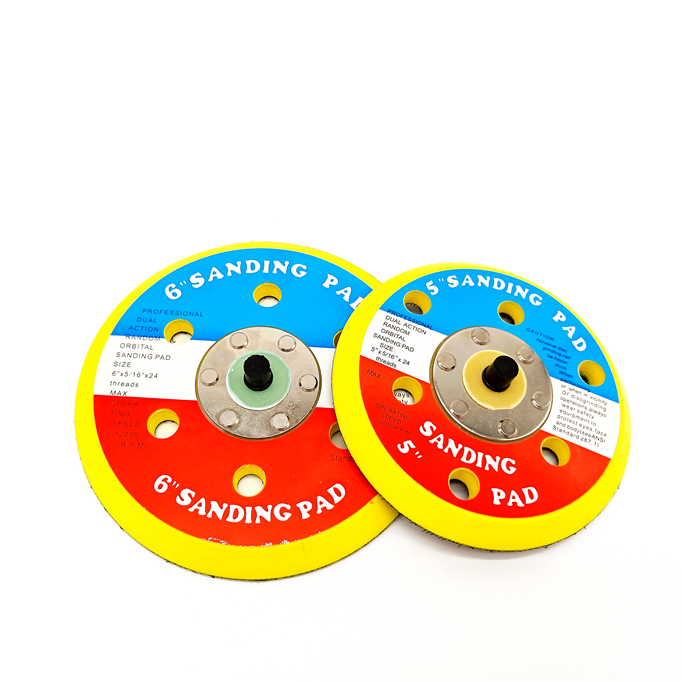 Круглый 5 дюймов гибкий Польский Инструмент 125 мм двойного действия крюк и петля подложки Pad шлифовальный диск