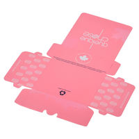 Boîte d'emballage rose créative de qualité alimentaire personnalisée boîte d'emballage cadeau en papier macaron bonbons chocolat avec logo