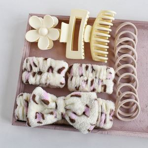Custom Eco-Friendly Plastic Hair Tie Sets with Embroidered Headbands, Ideal for Promotions & Household <b>Gifts</b> - Product Image 6